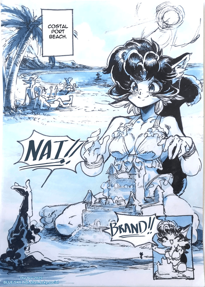 Nai-chan at the Beach