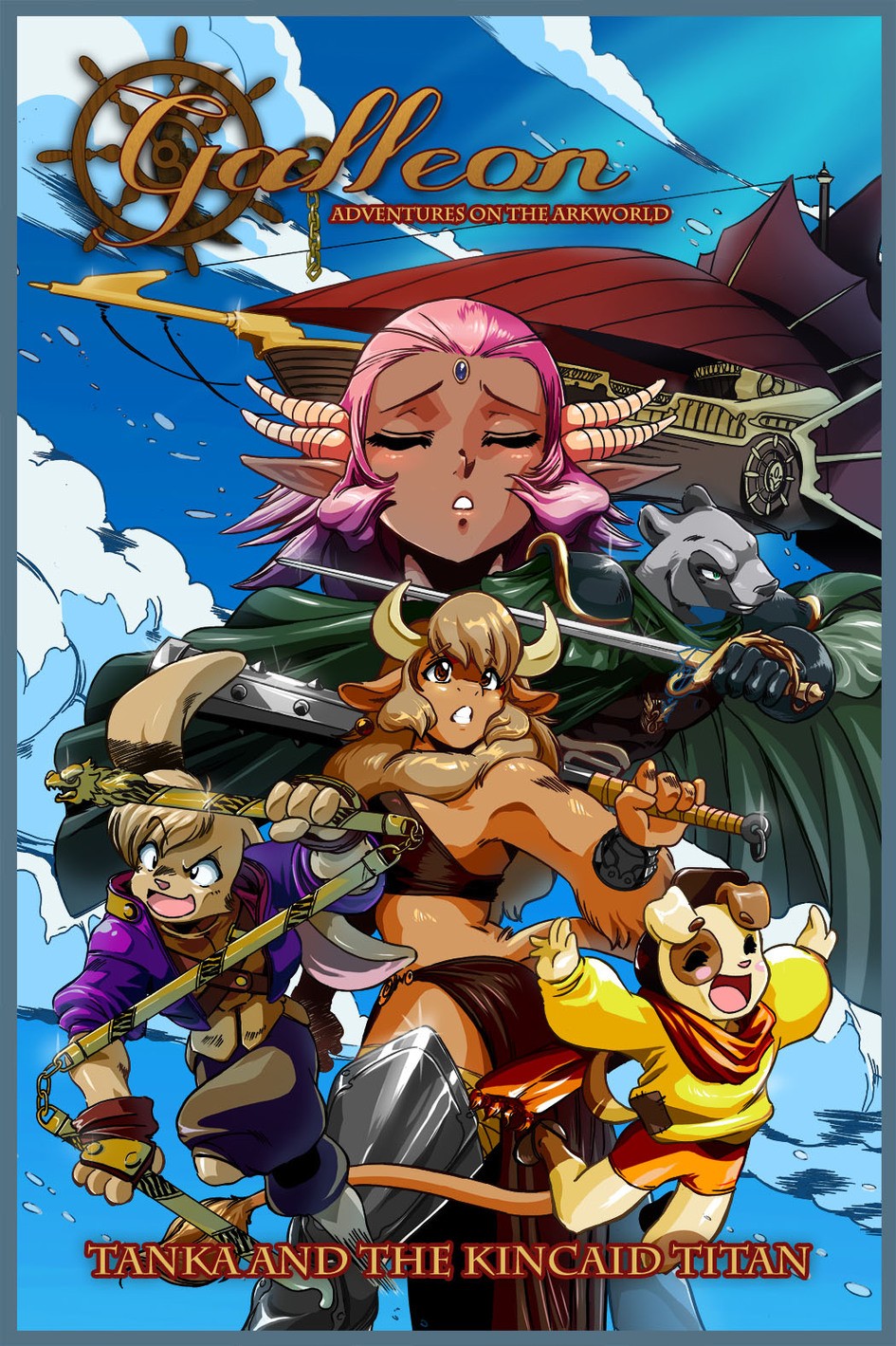 Tanka and the Kincaid Titan - Book 01, Cover